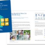 Detailed executive report for national water providers on how water is used in residential settings. Client: Water Research Foundation
