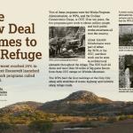 History panel for Wichita Mountains Wildlife Refuge. Client: Alchemy of Design/USFWS